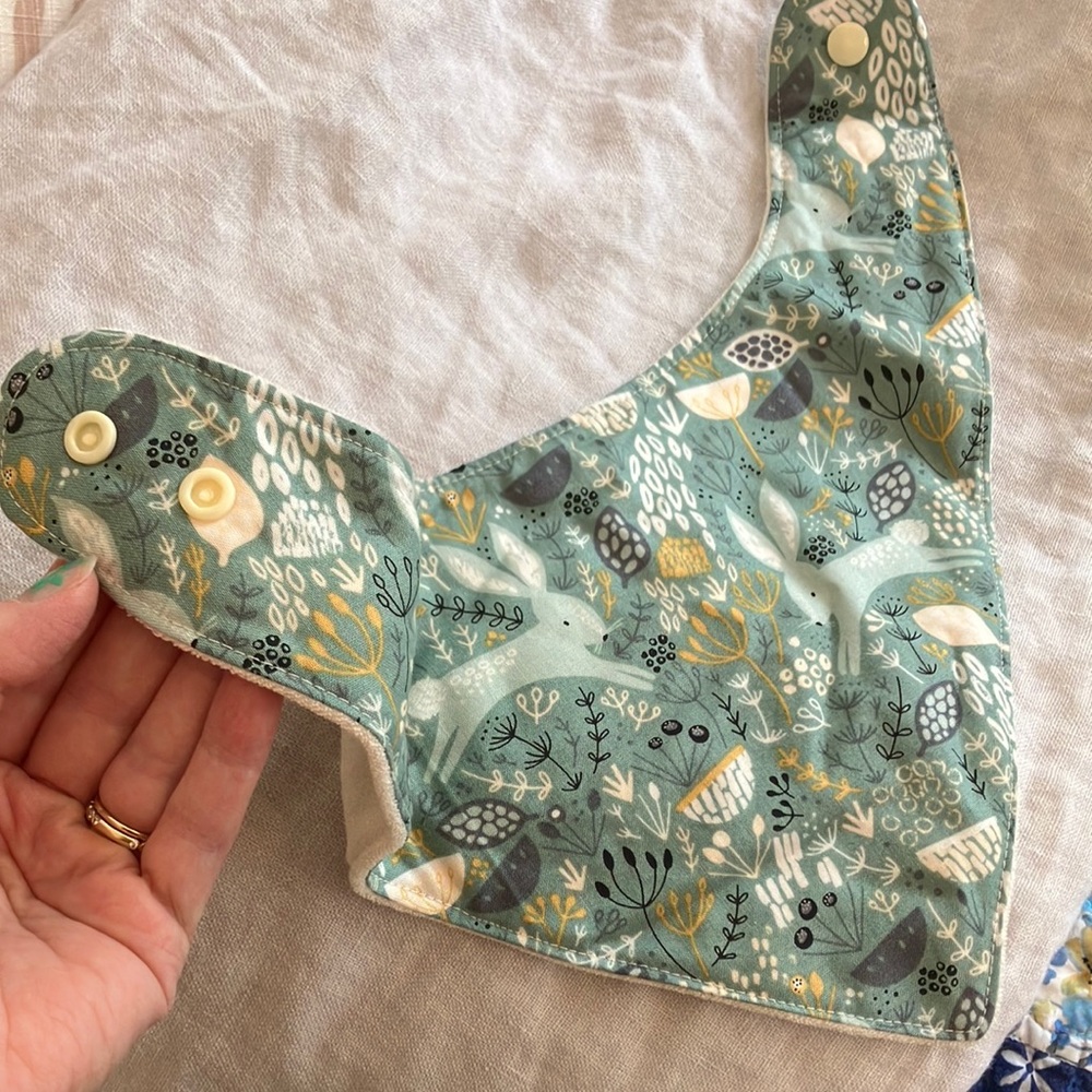 Kids' Forest Print Bandana Bib